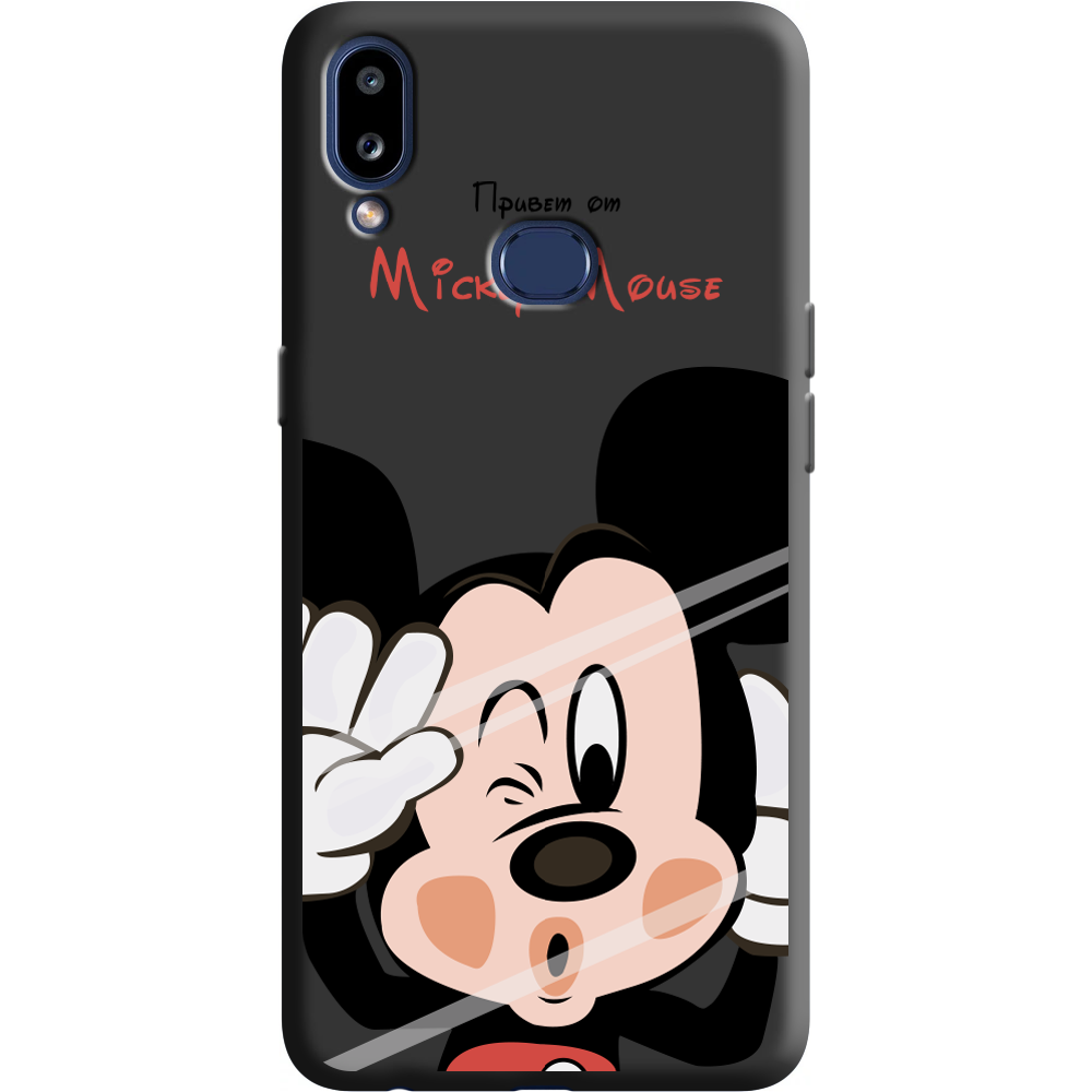 Чехол Boxface Samsung A107 Galaxy A10s Mister M Черный силикон (37944-cc58-38151)