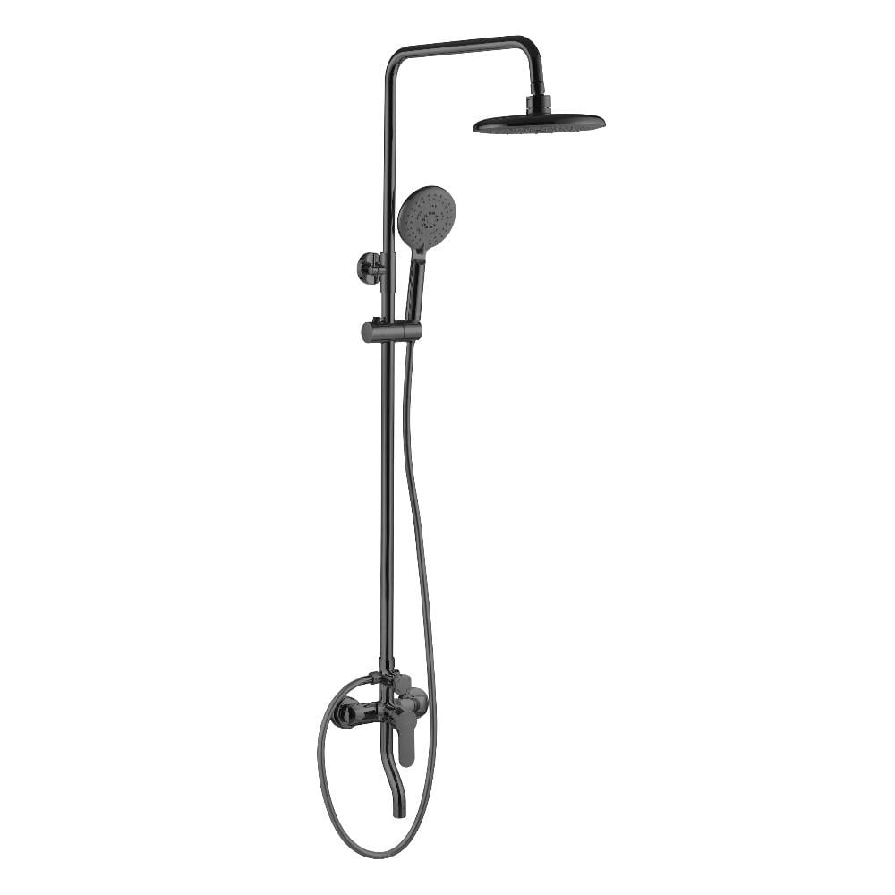 Душевая система Imprese Modus с изливом латунь Черный матовый (t030B08210SR)