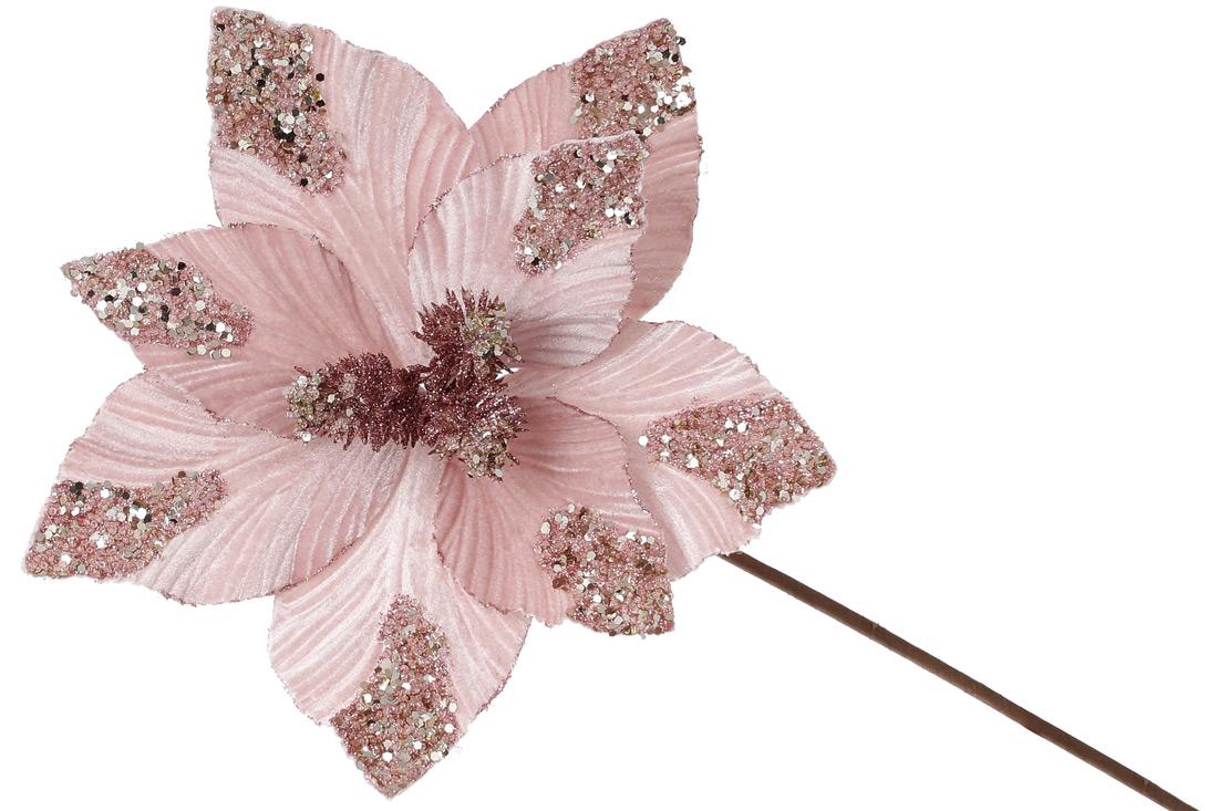 Декоративный цветок BonaDi Пуансеттия (807-240)