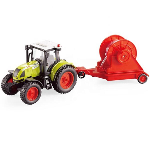 Іграшка трактор з причепом Wenyi інерційний зі звуками (58753)