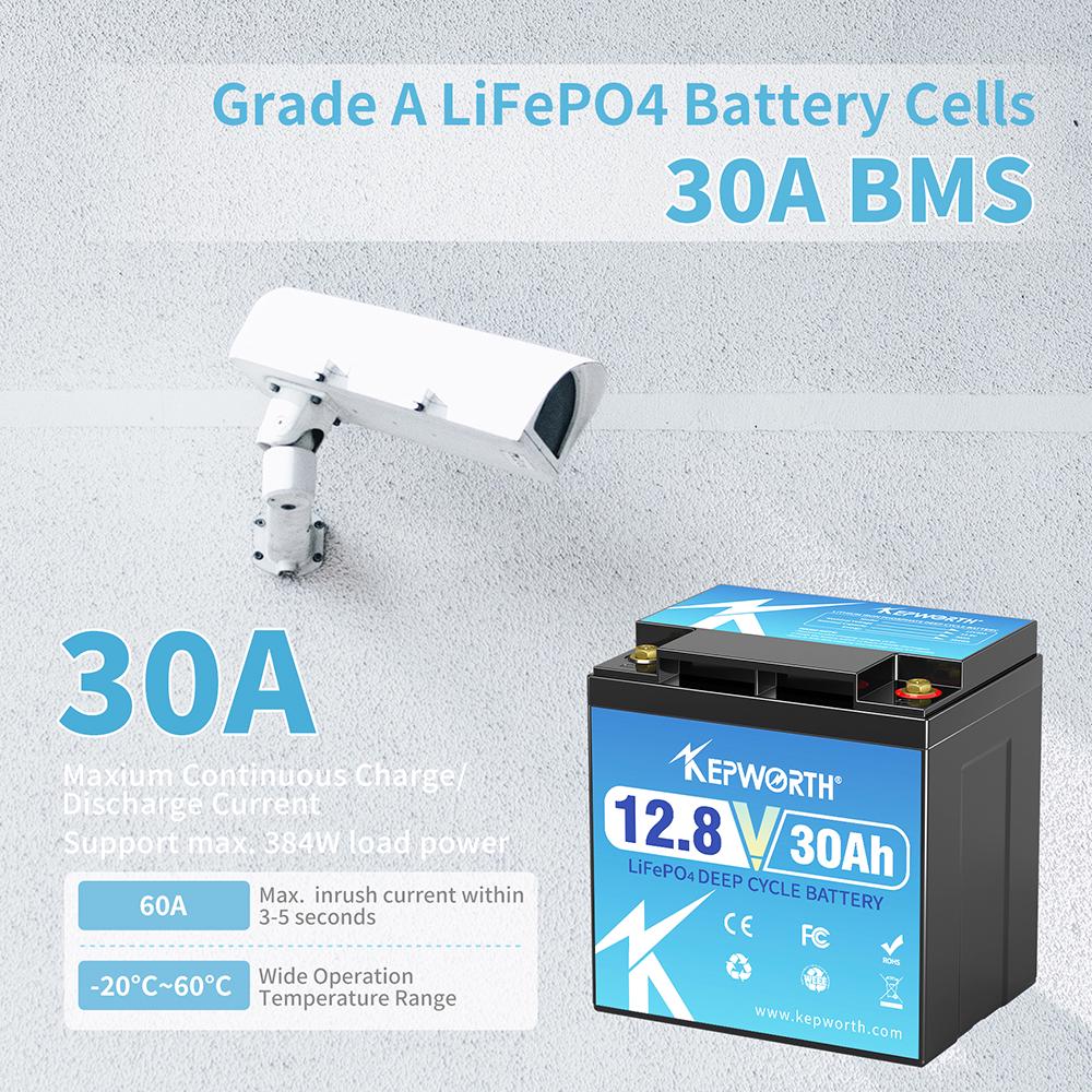 Аккумулятор Kepworth LiFePO4 12V 30Ah 384W BMS (K12030176) - фото 2 Аккумулятор Kepworth LiFePO4 12V 30Ah 384W BMS (K12030176) - фото 2