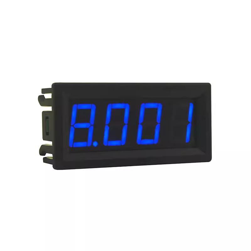 Вольтметр цифровой DC 0-99,99V 4-разрядный 0,56" 3-проводной регулируемый с синими цифрами (5113)