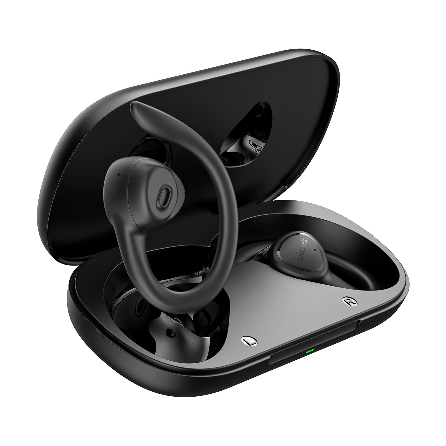 Наушники беспроводные сенсорные Dacom G86 MFI для занятий спортом Black