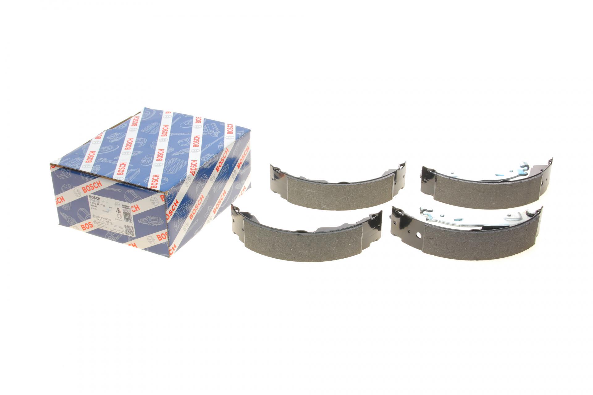 Колодки тормозные задние для Peugeot 207/Citroen C3 06- барабанные 228,6x42 мм (0 986 487 721)