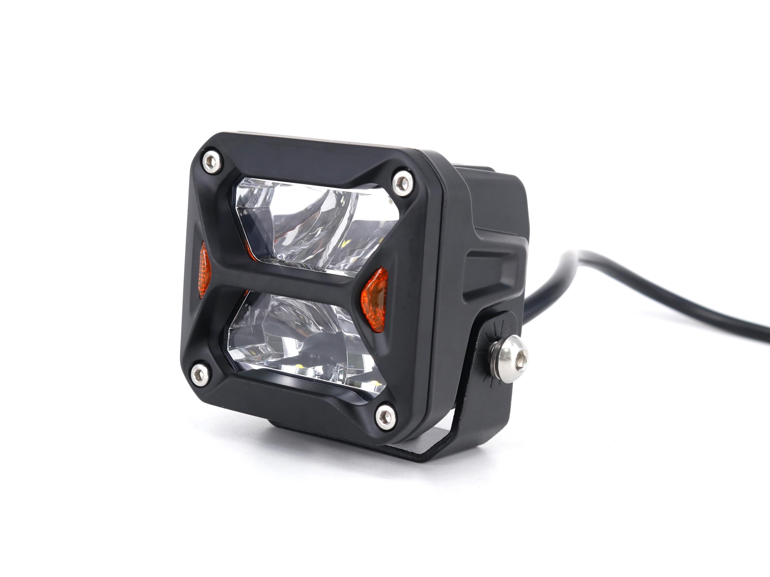 Фари додаткові LED WL SQ-106 DLX 3" SP+DRL 4L-20 W Osr - фото 1