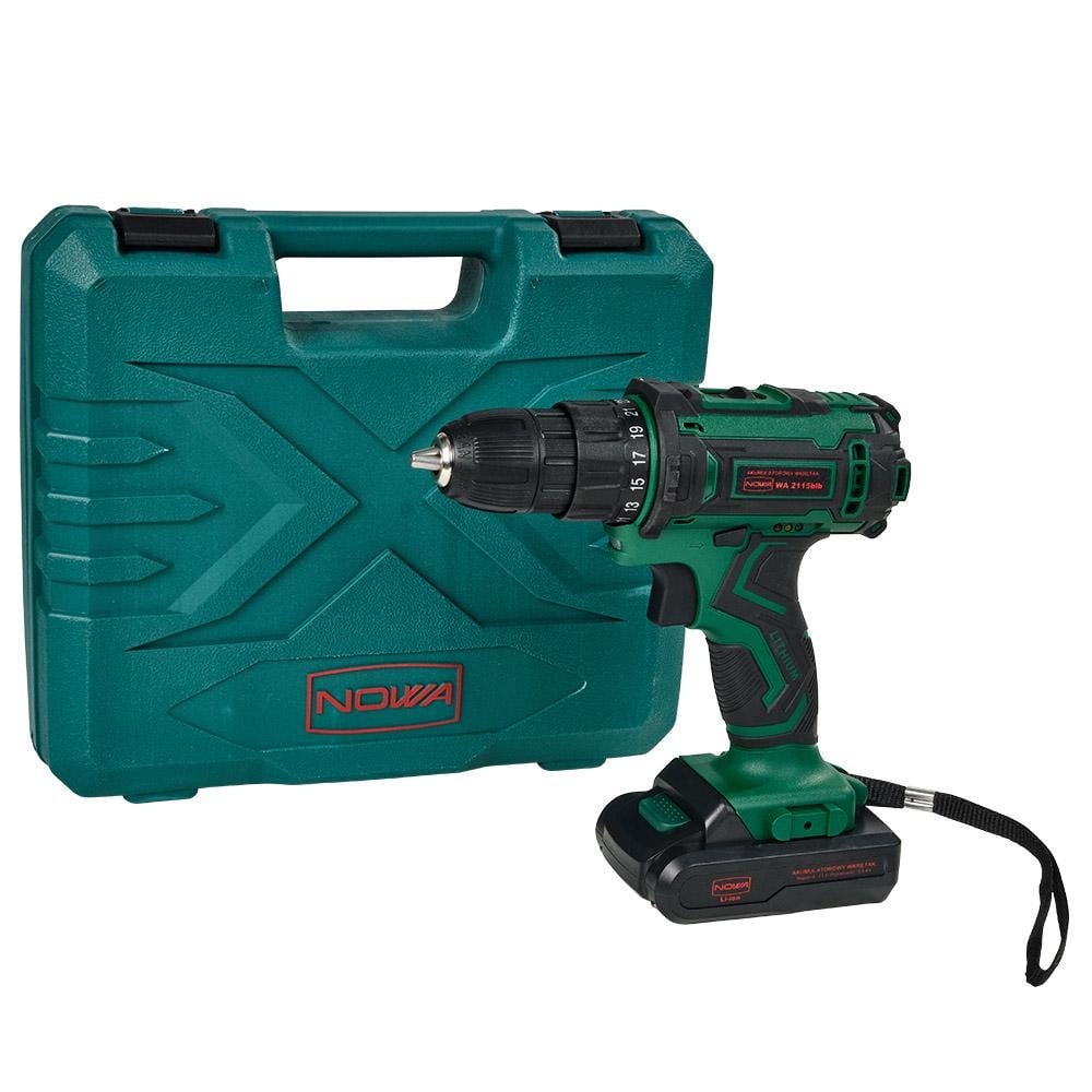 Шуруповерт акумуляторний Nowa WA2115 blb Зелений - фото 3 Шуруповерт акумуляторний Nowa WA2115 blb Зелений - фото 3