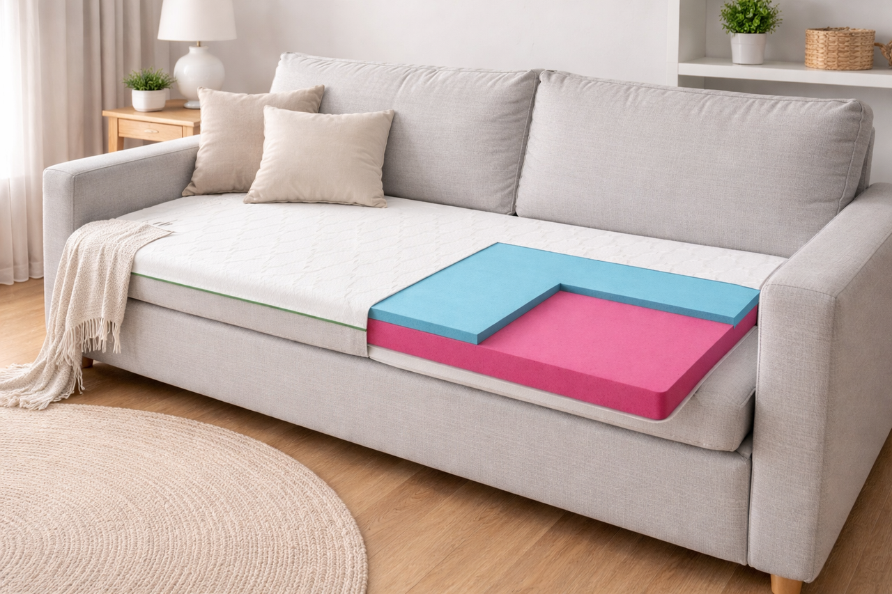 Матрас-топпер iSmart Коала Somni NeoMemory+Sleep Well эффект памяти 80х190х7 см (ISM-051230)