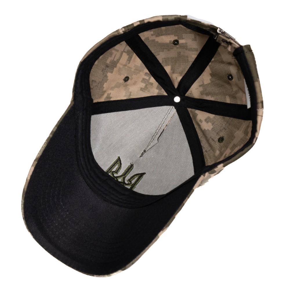 Кепка с гербом Lirus LK20 украинская хлопковая атрибутика на регуляторе р.L 57-58 Пиксель (151289) - фото 5 Кепка с гербом Lirus LK20 украинская хлопковая атрибутика на регуляторе р.L 57-58 Пиксель (151289) - фото 5