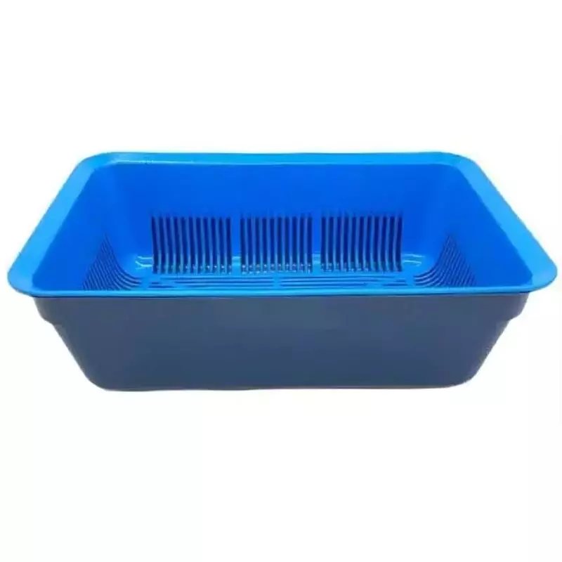 Туалет глибокий ФАУНА з сіткою 40x27x13 см Блакитний (432)