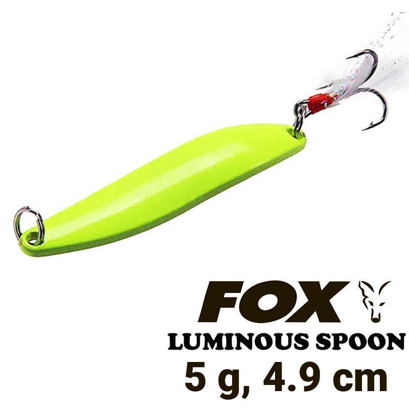 Коливалка Fox Luminous Spoon 5 г (267148) - фото 4 Коливалка Fox Luminous Spoon 5 г (267148) - фото 4