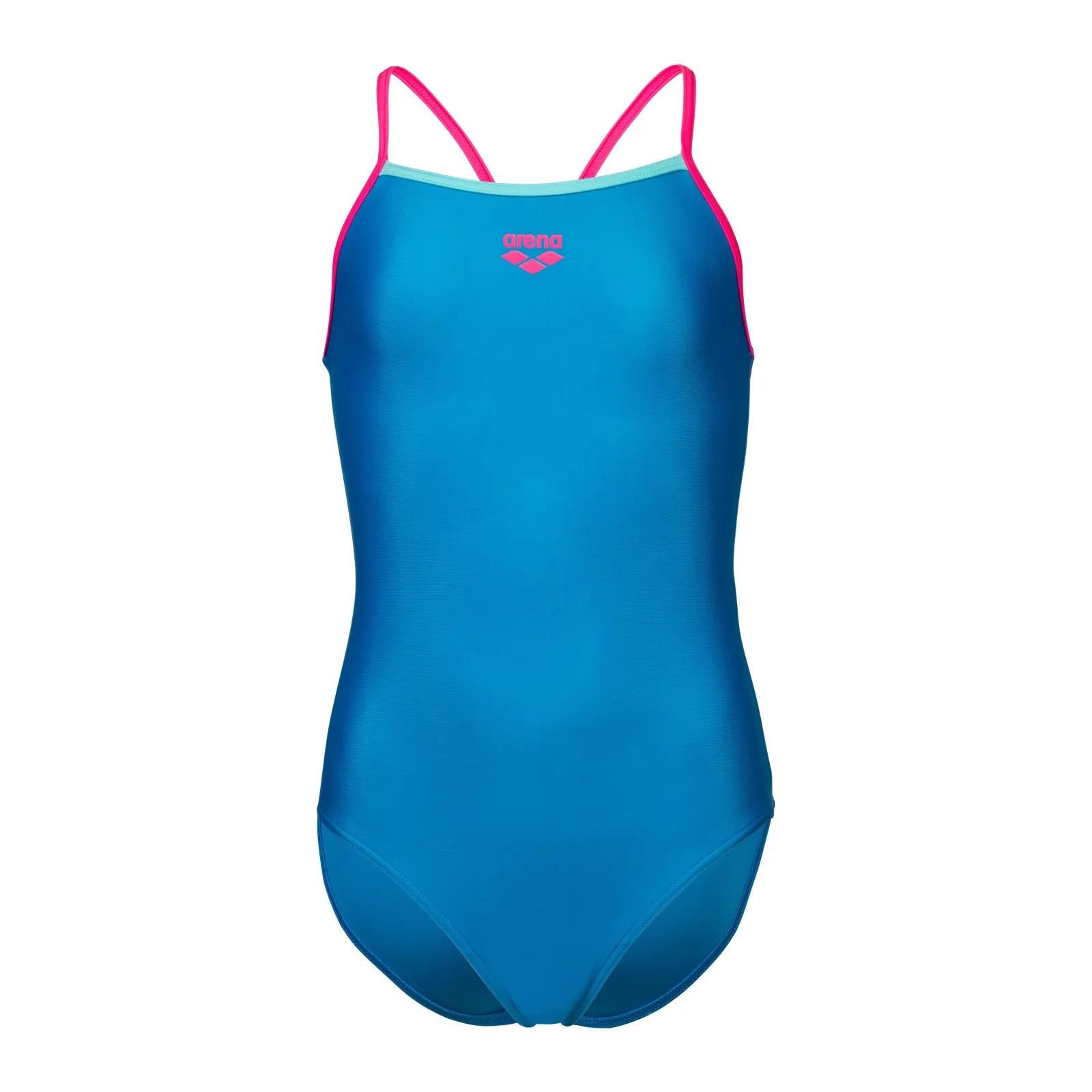 Купальник закритий для дівчат Arena SWIMSUIT LIGHT DROP SOLID 116 см Синій ( 005919-860 116 см)
