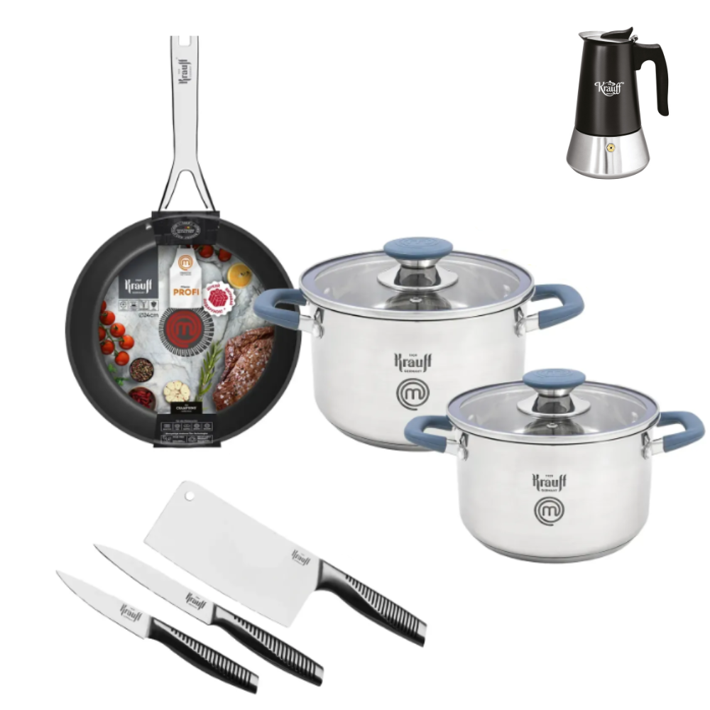 Набор для кухни Krauff Профи с кофеваркой Krauff Spritzer (55-333-526)