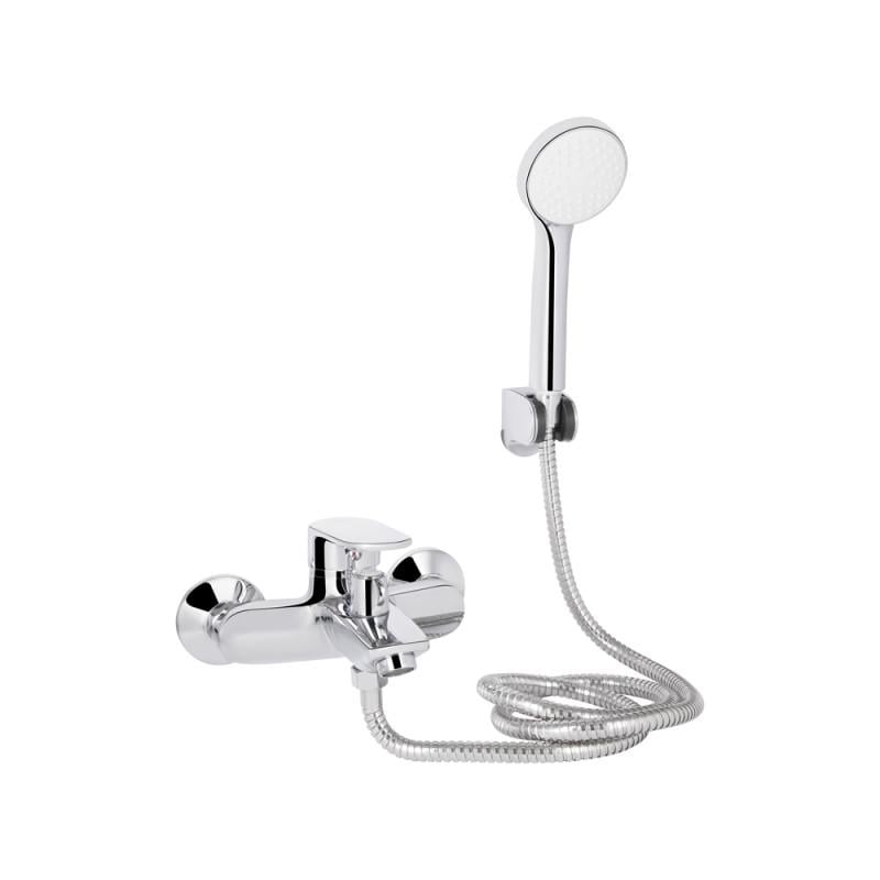 Смеситель для ванны Lidz Tani 0061 с душевым гарнитуром K40 Chrome (LDTAN0061CRM44963)