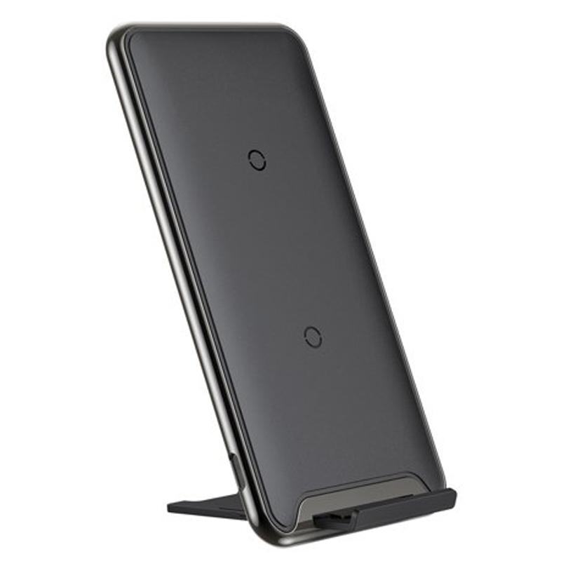 Устройство беспроводное зарядное Baseus Three-coil Desktop Holder WXHSD-B01 Black
