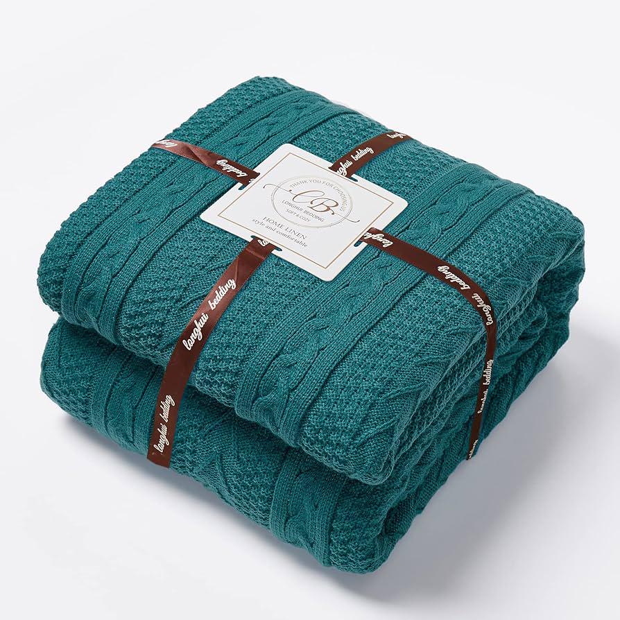 Плед Romeo Home Erguvan petrol в'язаний акриловий (8-6-4990508)