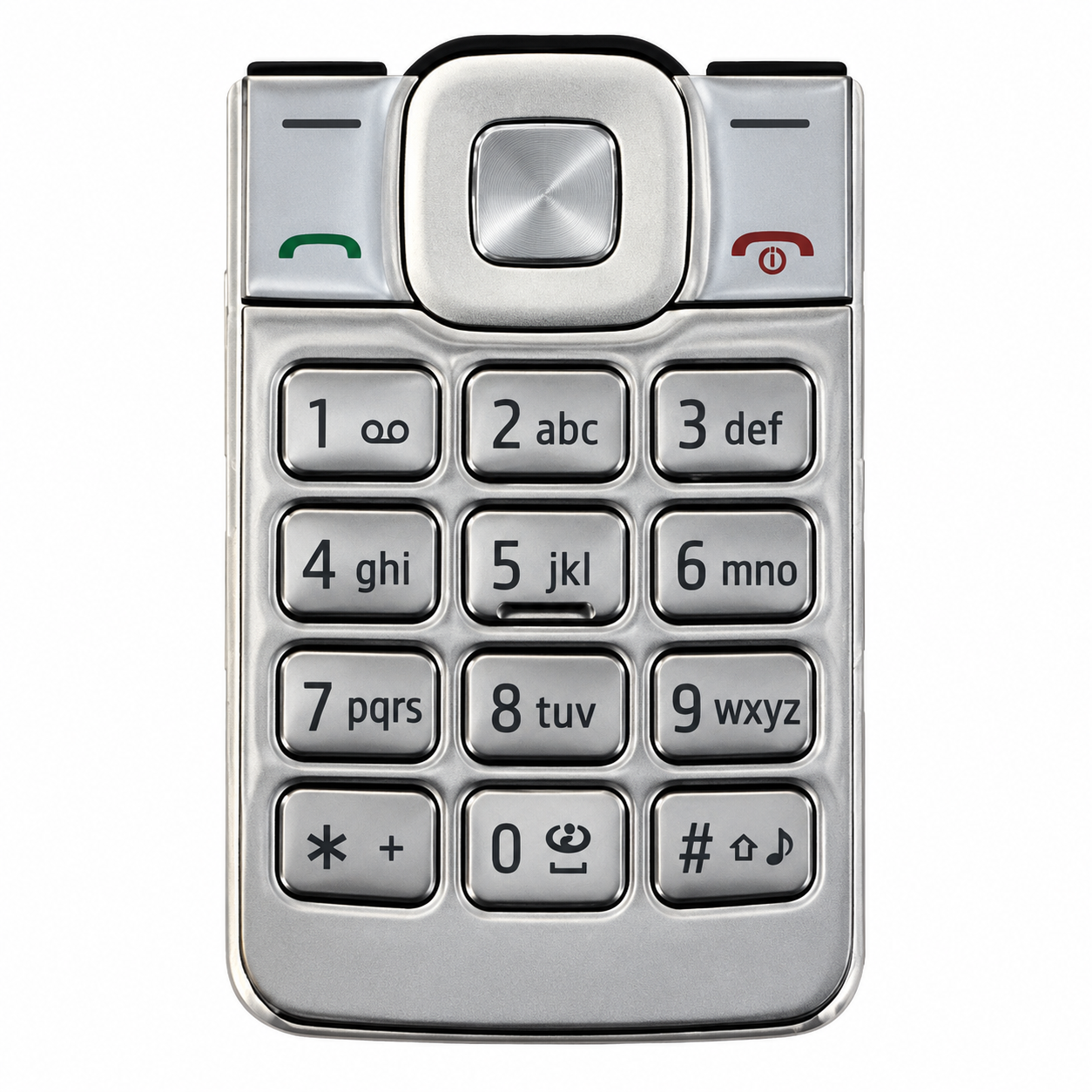 Клавиатура кнопочная для мобильного телефона Nokia 7510 Supernova Silver (7208737)