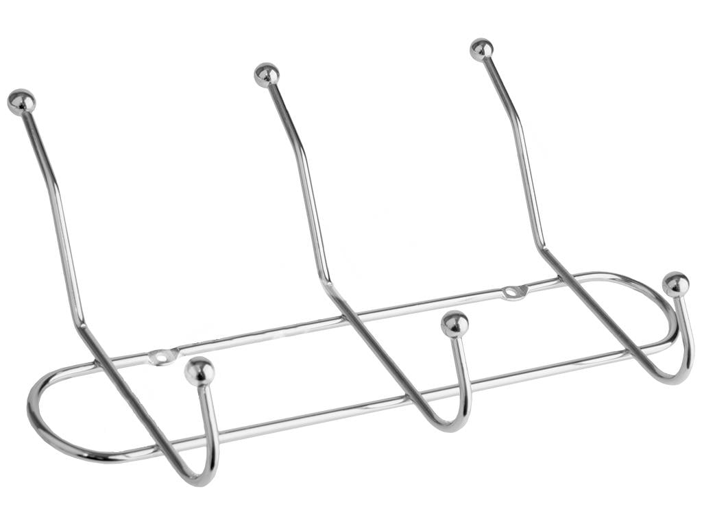 Вешалка настенная Stenson 6 крючков 2 ряда (MMS-MH-0204L)