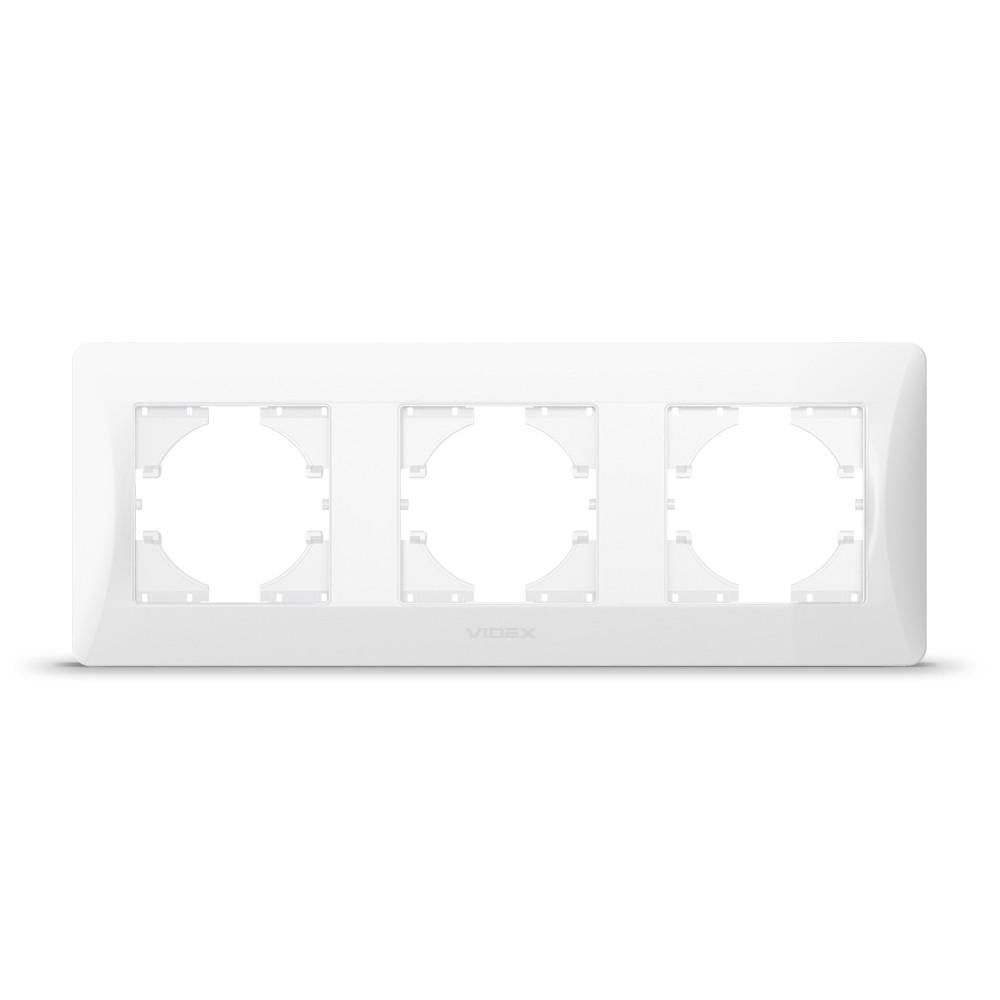 Рамка горизонтальная Videx Binera VF-BNFR3H-W