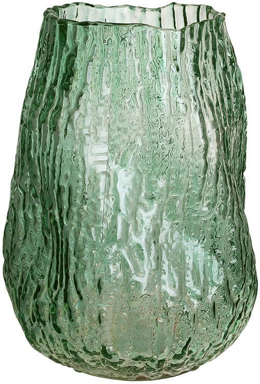 Ваза для цветов из стекла Stefania 13х20 см Зеленый