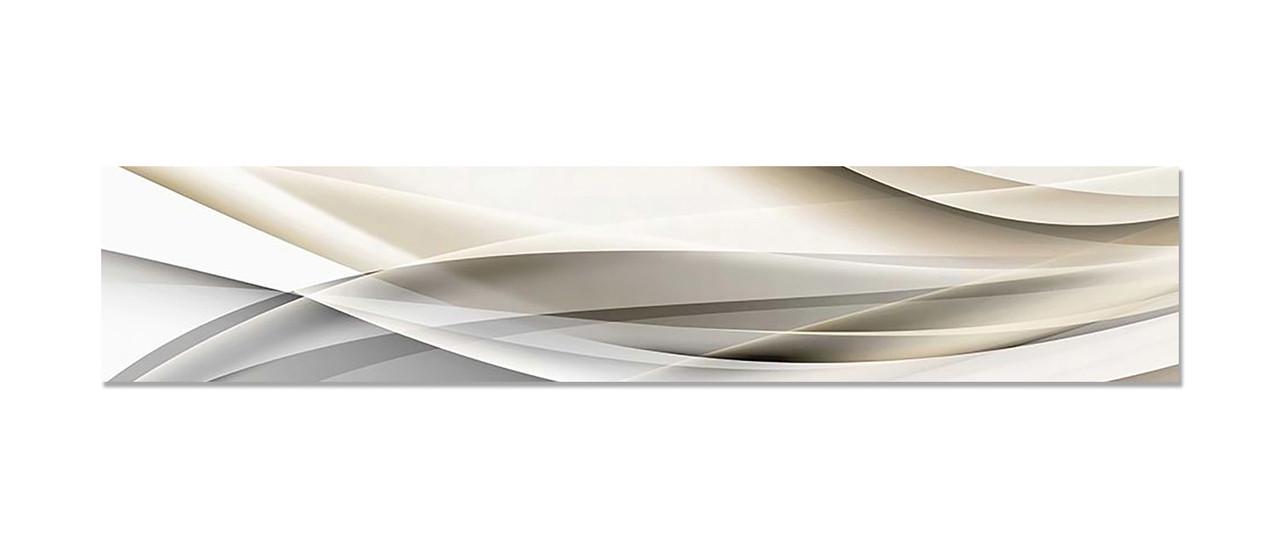 Наклейка виниловая на кухню Zatarga Бежевая Абстракция 600х3000 мм (1283915485)