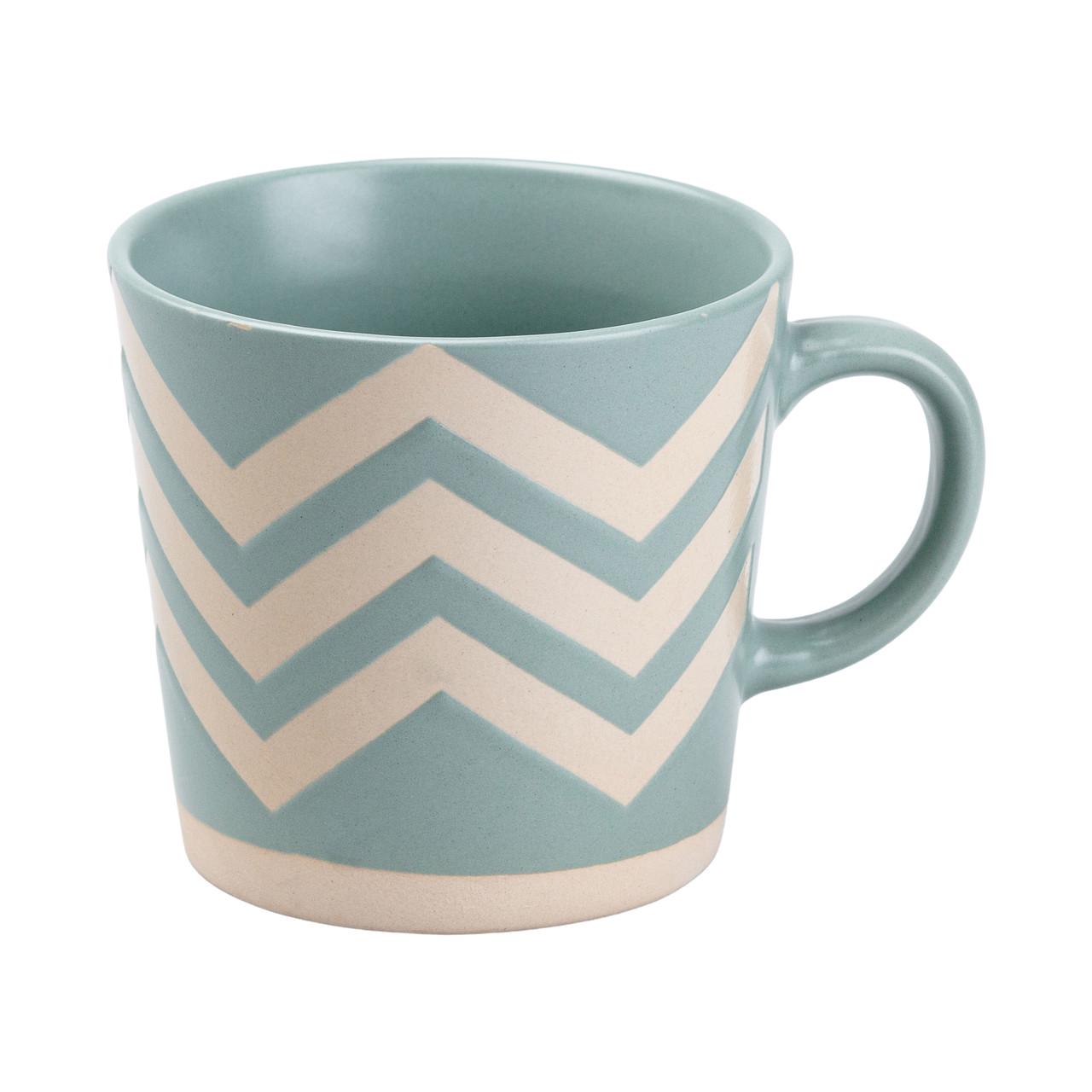 Чашка керамическая для чая или кофе 350 мл Зеленый (4359) Чашка керамическая для чая или кофе 350 мл Зеленый (4359)