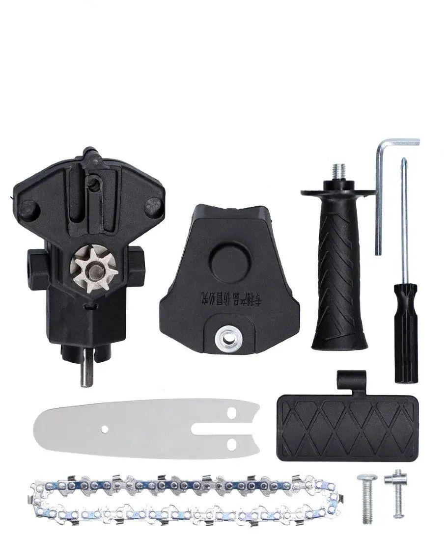 Насадка на дрель цепная пилка для дерева 230x145x95 мм Черный (opt-15358) Насадка на дрель цепная пилка для дерева 230x145x95 мм Черный (opt-15358)