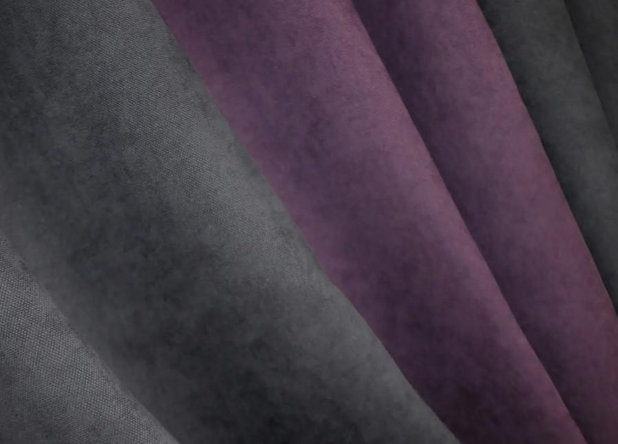 Штори комбіновані 1,5х2,7 м 2 шт. Графітовий/Баклажановий (016дк/1031-1190-1031ш) - фото 2 Штори комбіновані 1,5х2,7 м 2 шт. Графітовий/Баклажановий (016дк/1031-1190-1031ш) - фото 2