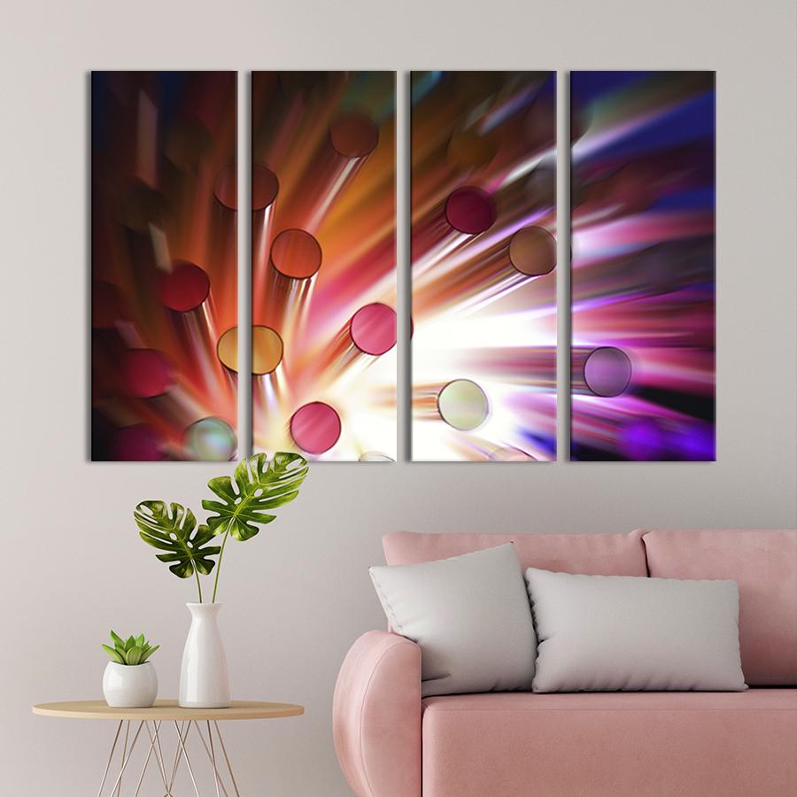 Модульная картина из 4 частей Цилиндрическая абстракция 89x53 см (2-41) Модульная картина из 4 частей Цилиндрическая абстракция 89x53 см (2-41)