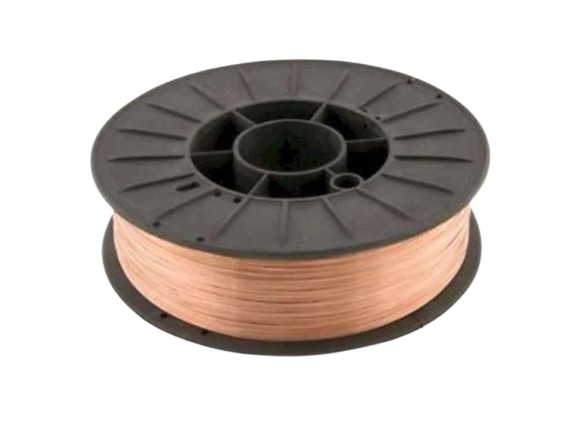 Дріт зварювальний WELDING WIRE оміднений на котушці ER70S-60 0,8 мм 4,3 кг (756222) Дріт зварювальний WELDING WIRE оміднений на котушці ER70S-60 0,8 мм 4,3 кг (756222)