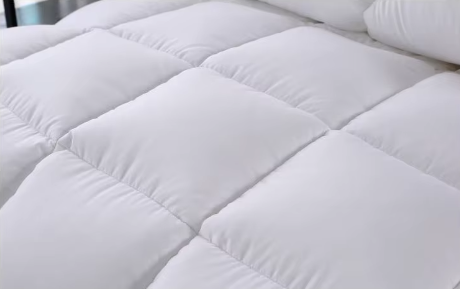 Одеяло двуспальное для дома и гостиниц Hilton 4 кг силиконовый наполнитель 200x230 см Белый - фото 3