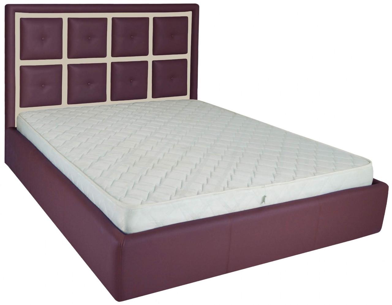 Кровать Windsor Standart Fly 2216/2207 140х200 см Фиолетовый/Бежевый