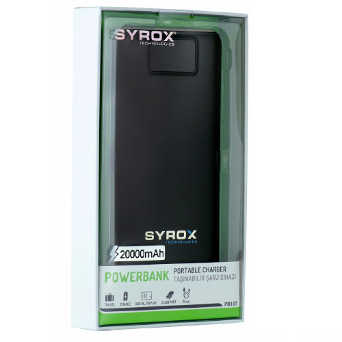 Повербанк SYROX PB107 20000 mAh Черный - фото 5