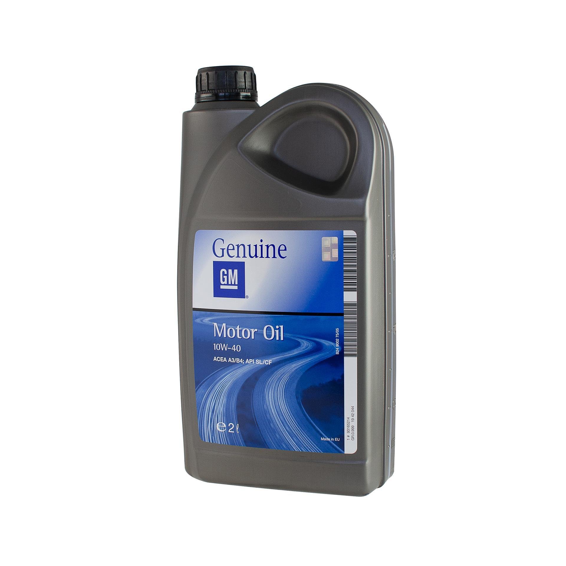 Моторное масло GM Motor Oil 10W-40 2 л