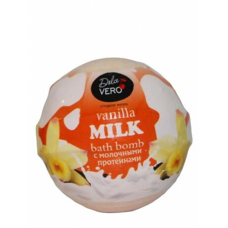 Бомбочка для ванни Dolce Vero Vanilla milk 75 г (4820091146397)