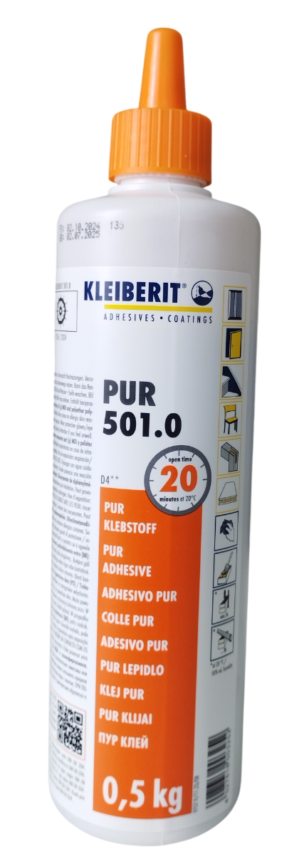 Клей столярный полиуретановый Kleiberit PUR 501,0 0,5 кг (1459104310)