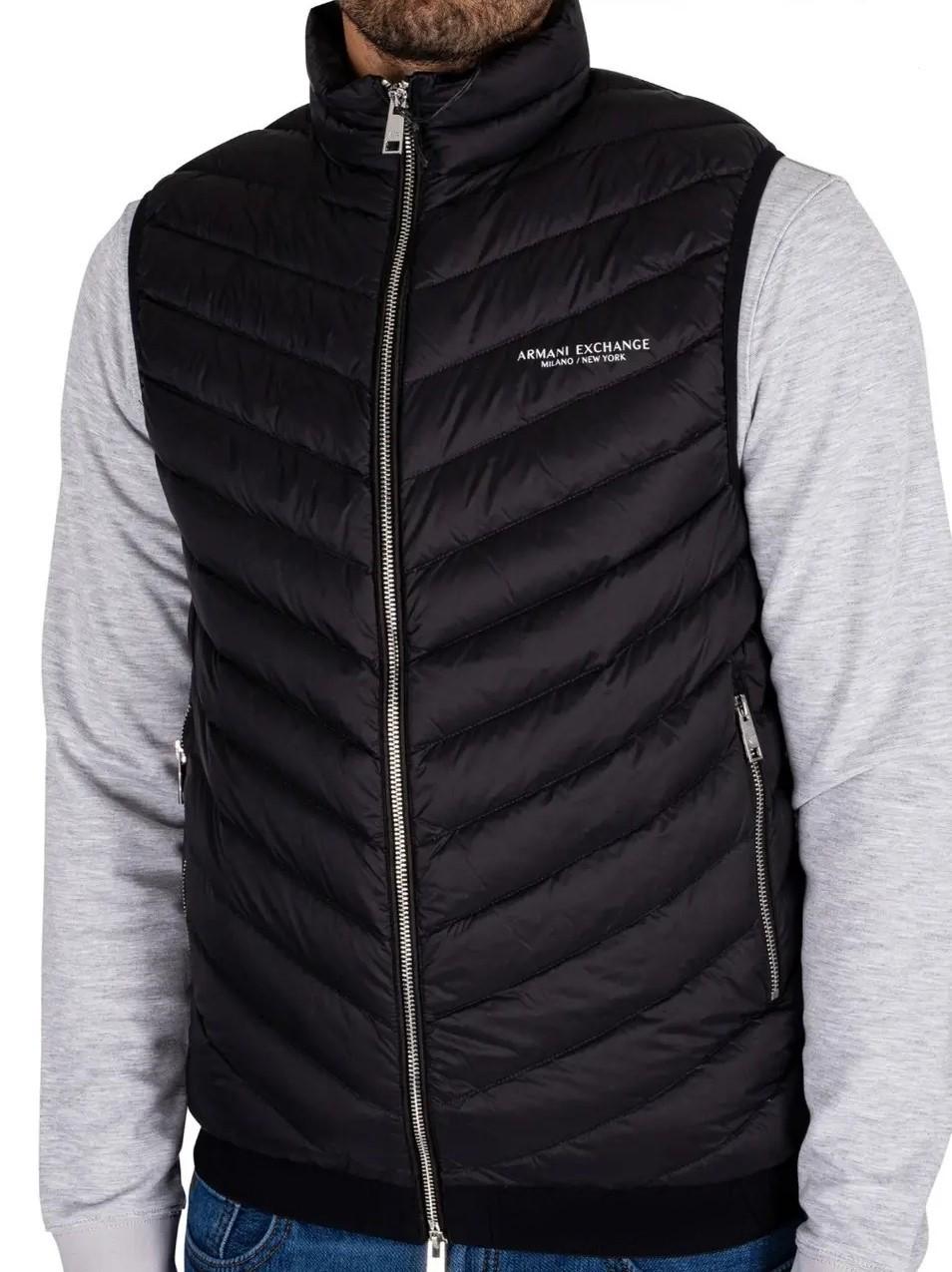 Жилет чоловічий Armani exchange AX-M0041BL M - фото 3 Жилет чоловічий Armani exchange AX-M0041BL M - фото 3