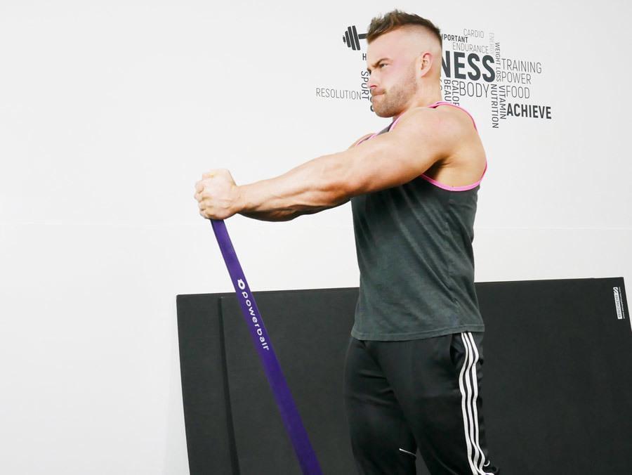 Резинка для фітнесу Powerball 25 кг Чорний (422025153) - фото 4 Резинка для фітнесу Powerball 25 кг Чорний (422025153) - фото 4