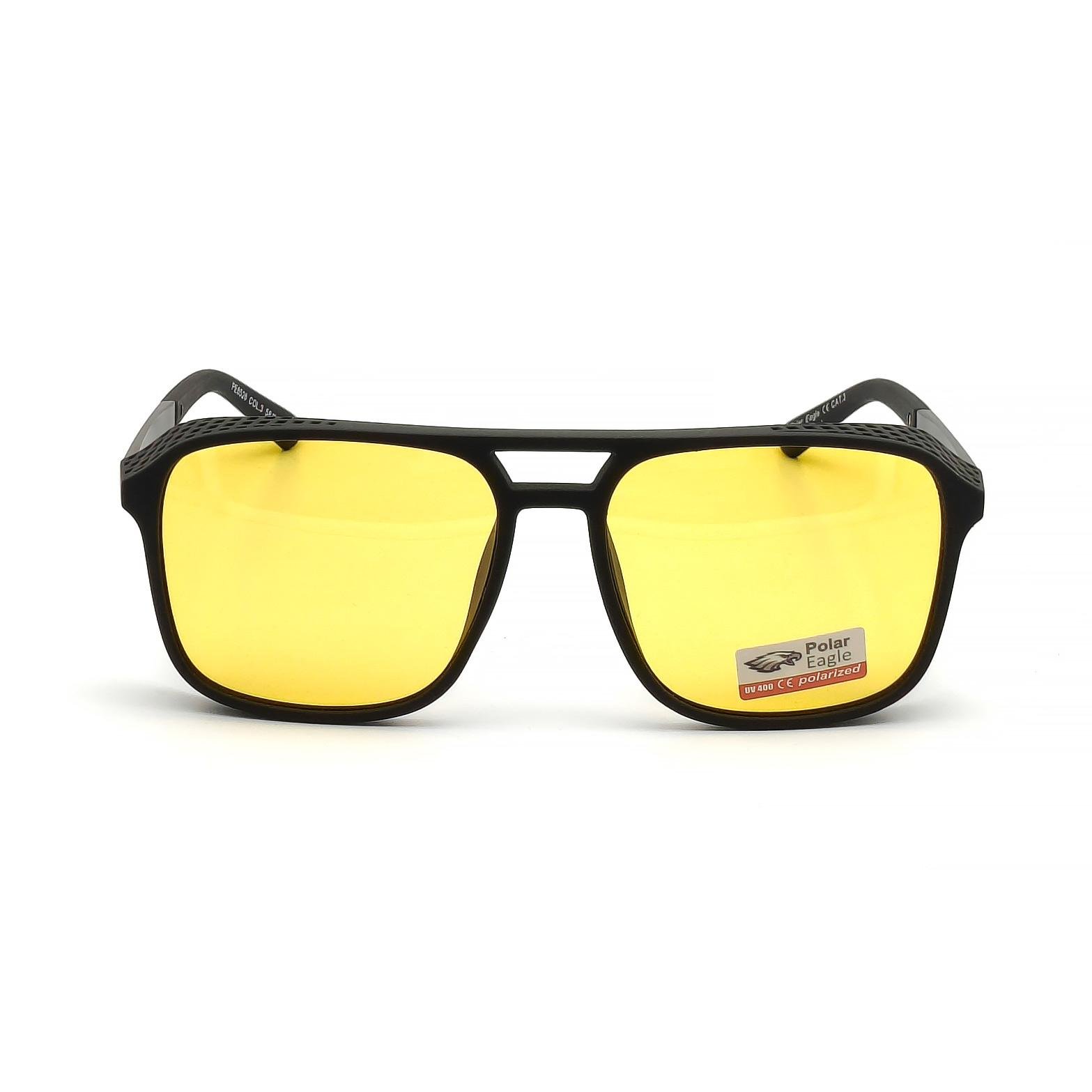 Окуляри для водіїв Polar Eagle 8526 Polarized зі шторками Жовтий (636577) - фото 3 Окуляри для водіїв Polar Eagle 8526 Polarized зі шторками Жовтий (636577) - фото 3
