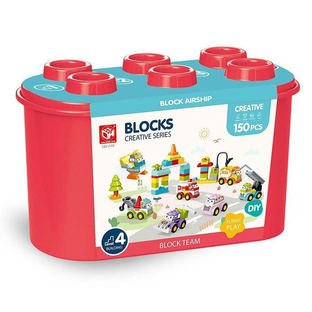 Конструктор Kids Home Toys 188B с машинками 150 деталей (blockairship)