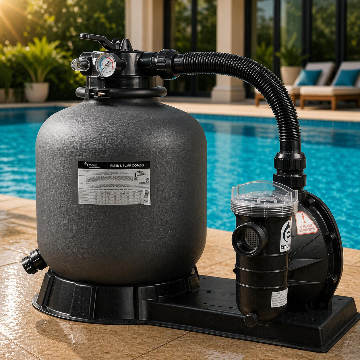 Фильтрационная установка для бассейна Emaux FSP400-SS033 6,48 м3/ч D400 (19913)