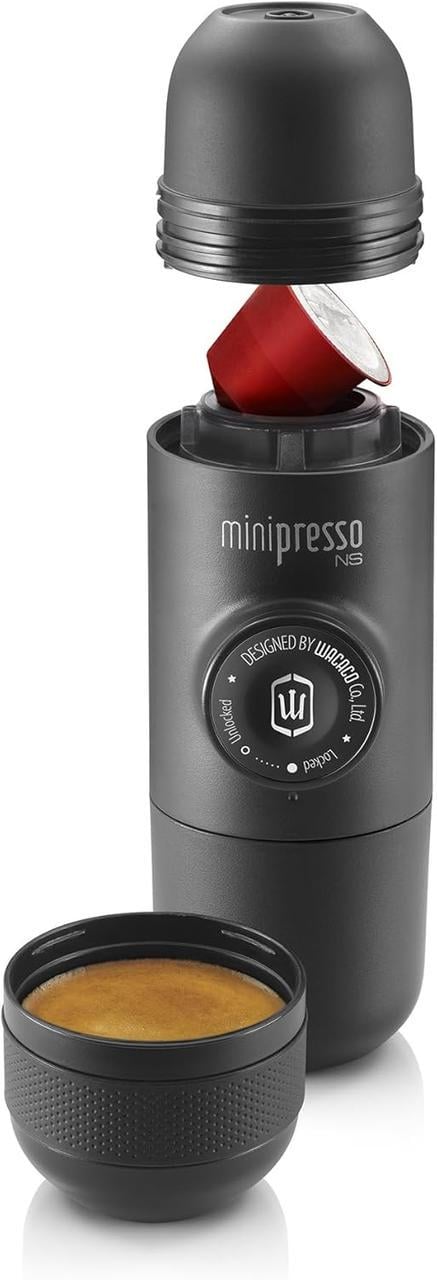 Кофеварка портативная эспрессо ручная для капсул Nespresso WACACO Minipresso NS