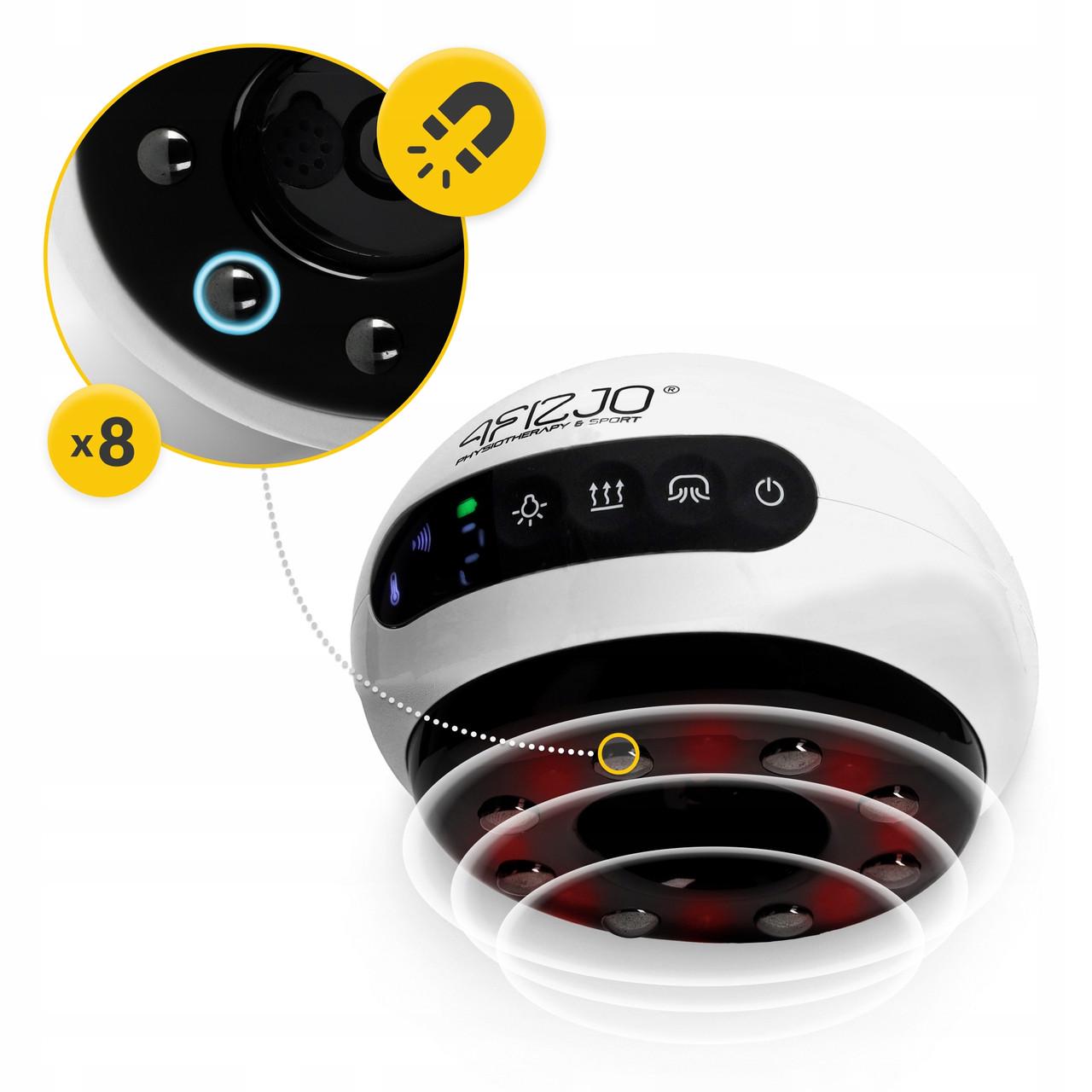 Банка вакуумна масажна 4FIZJO акумуляторна з ІЧ прогрівом White (P-5907739318688) - фото 5 Банка вакуумна масажна 4FIZJO акумуляторна з ІЧ прогрівом White (P-5907739318688) - фото 5