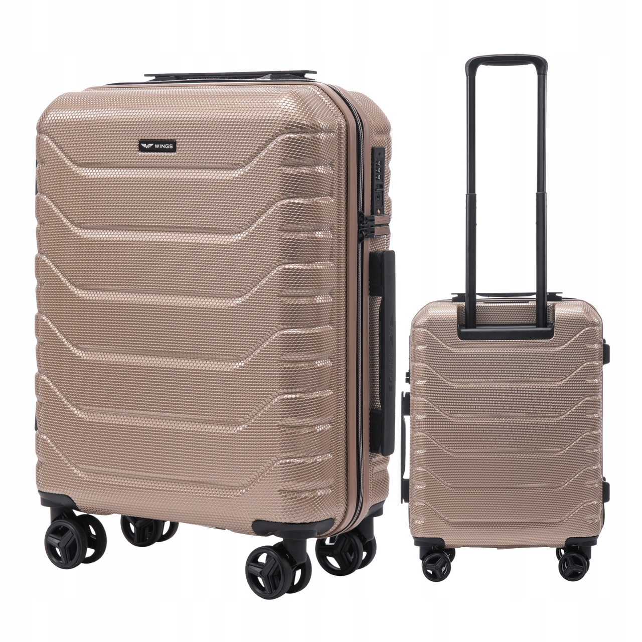 Чемодан дорожный Wings CRK01 S Шампань (31986931)