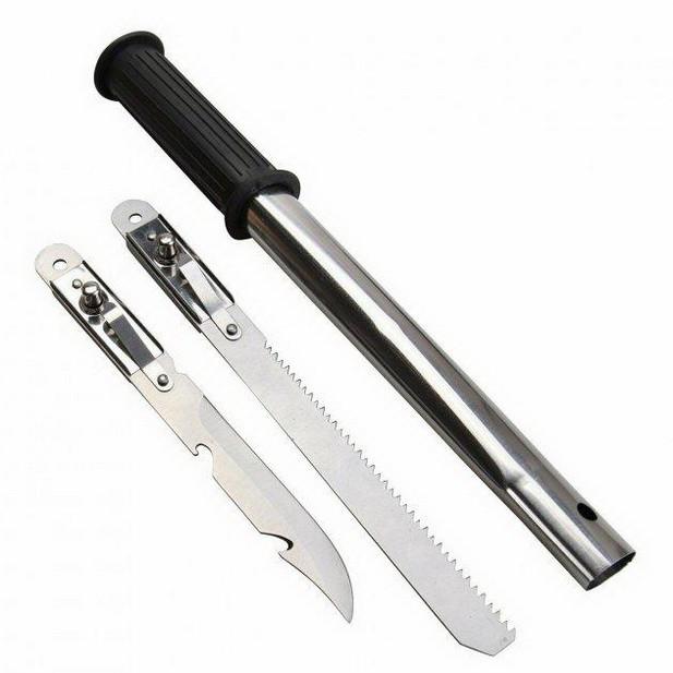 Набір туристичний 5в1 пила/ніж/лопата/сокира/відкривачка (21246696) - фото 7