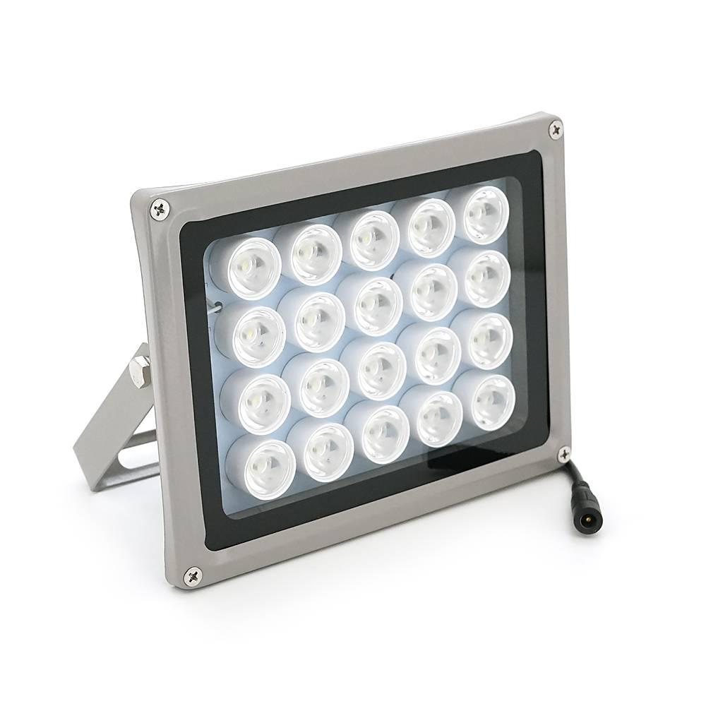Прожектор спрямований із сутінковим датчиком 12V 24W 20LED IP66 кут огляду 60° 177х138х71 мм (31546)
