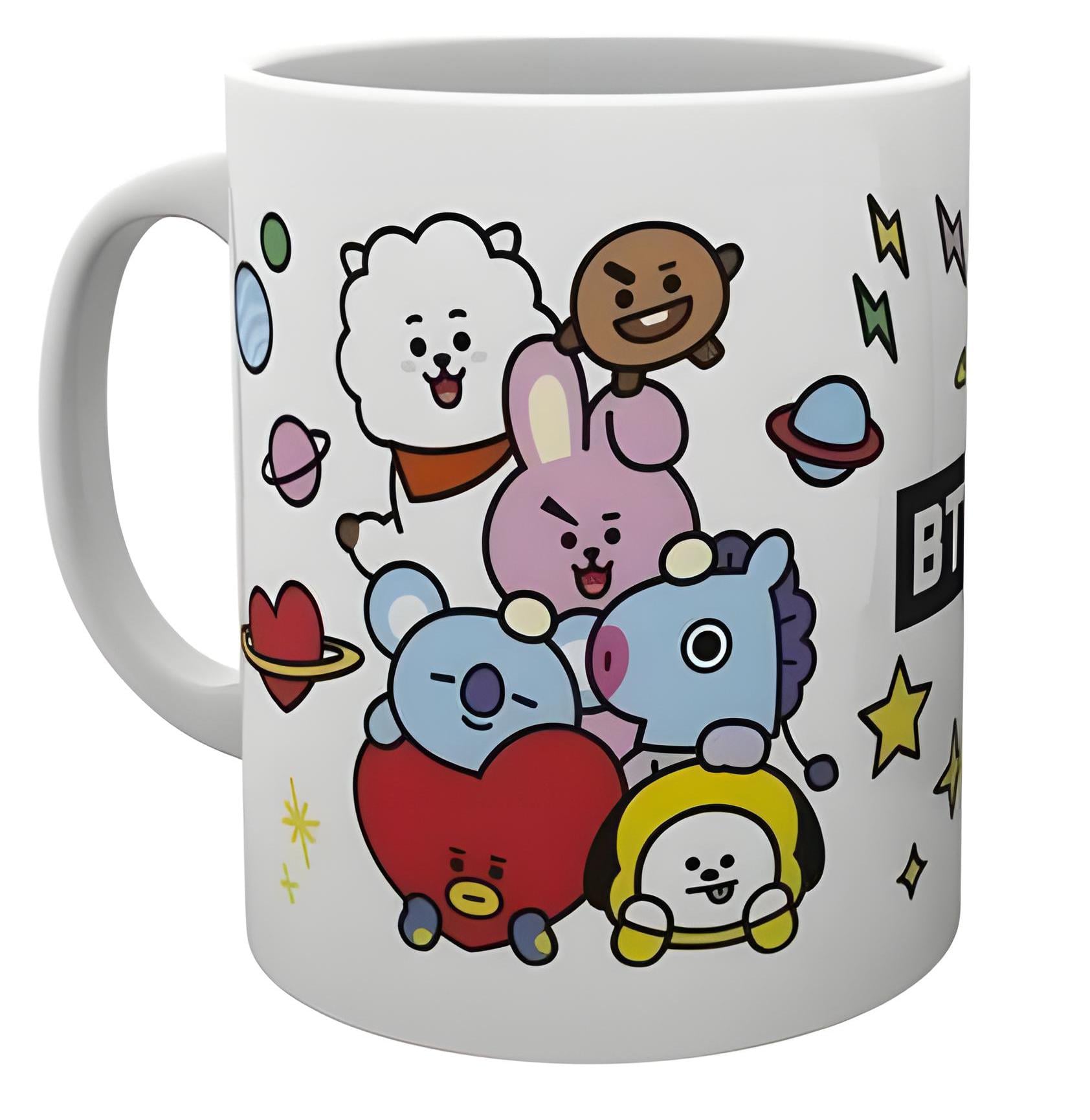 Кружка керамическая BT21 330 мл (BT21) Кружка керамическая BT21 330 мл (BT21)
