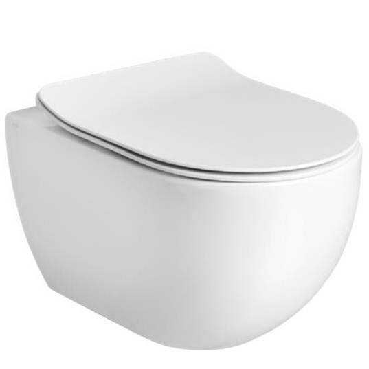 Унітаз підвісний AXA Glomp 0201012 безобідковий без сидіння (124218)