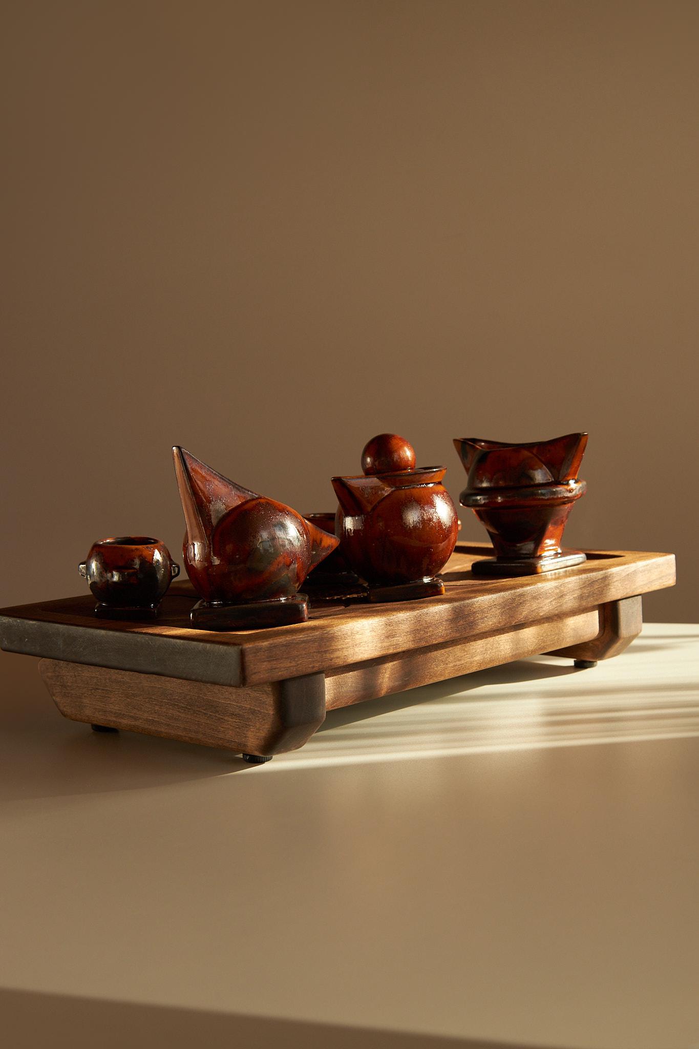 Набор для чайной церемонии Объект Т ручной работы (TS-15) - фото 9 Набор для чайной церемонии Объект Т ручной работы (TS-15) - фото 9