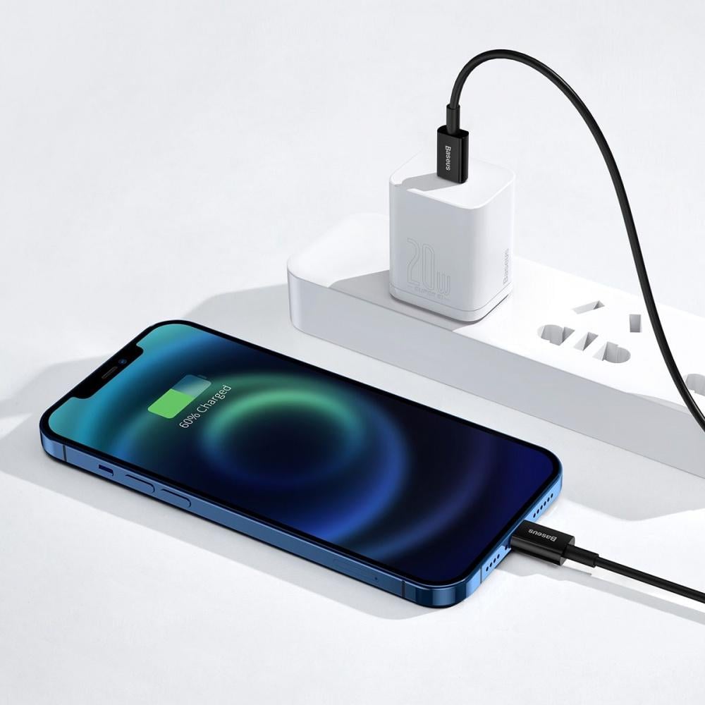 Кабель BASEUS Superior Series Fast Charging Type-C to Lightning PD 20 W 2 м Белый (31762 white) - фото 4