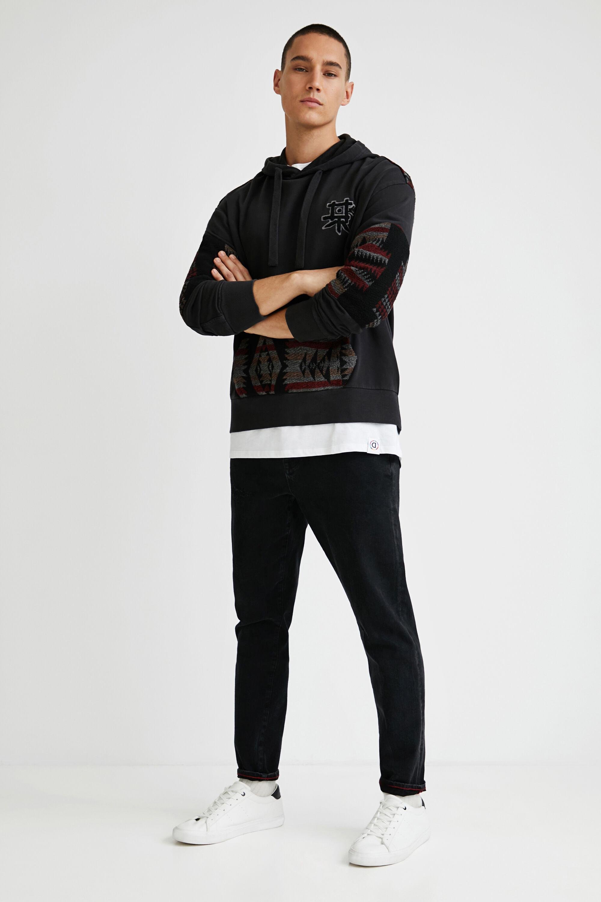 Свитшот мужской Desigual 22smsk04 S Серый - фото 3 Свитшот мужской Desigual 22smsk04 S Серый - фото 3